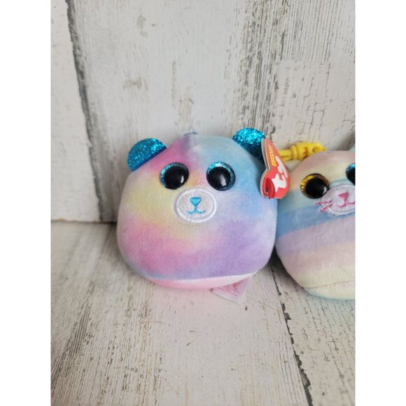 Ty beanie baby hope bear Heather cat plush keychain - Picture 2 of 8